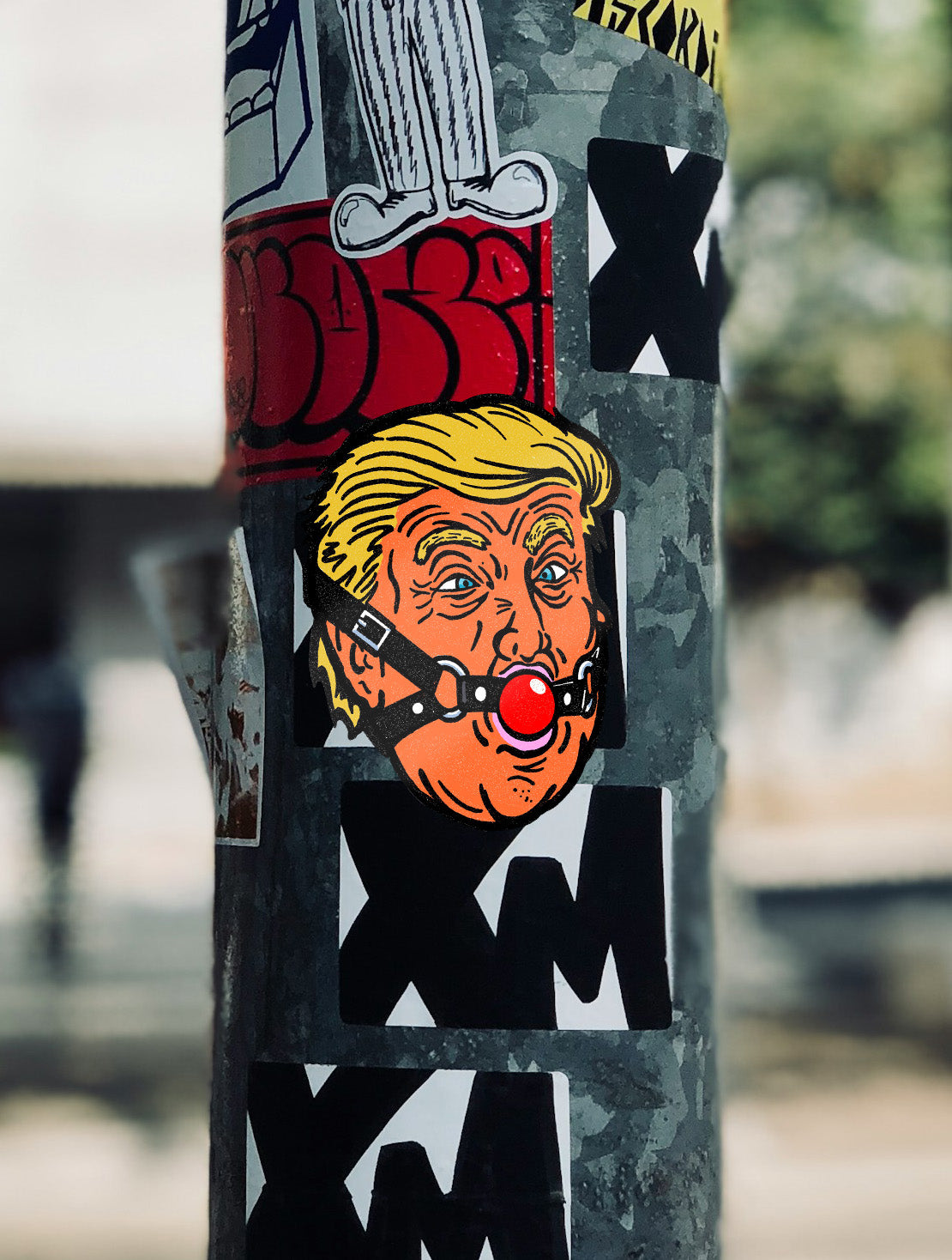 Trump Greets Putin On the Tarmac Commemorative Ltd. Sticker